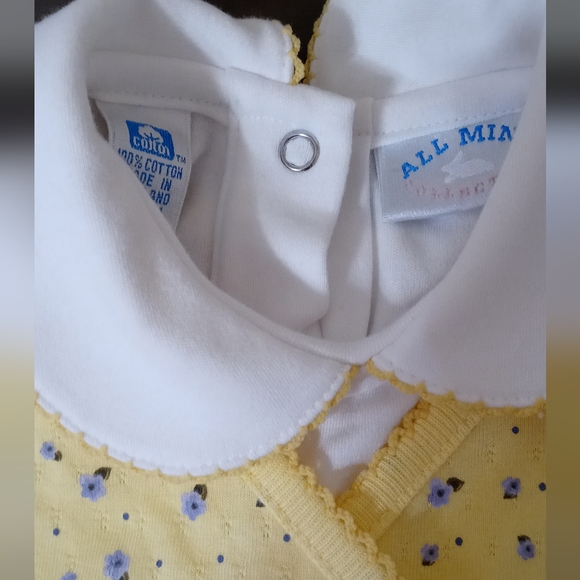 Girl Spring Onesie | All Mine | 3-6 month | Set of 2 - Picture 3 of 9